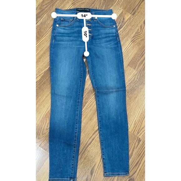 VERONICA BEARD blue Debbie High-Rise Skinny Jeans 26/2 - Picture 4 of 10